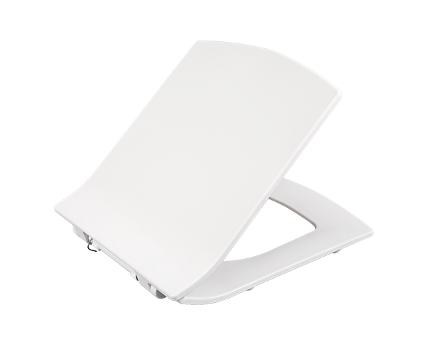 AU107 Antimicrobial D Shape 427mm UF Toilet Seat with Quick Plug