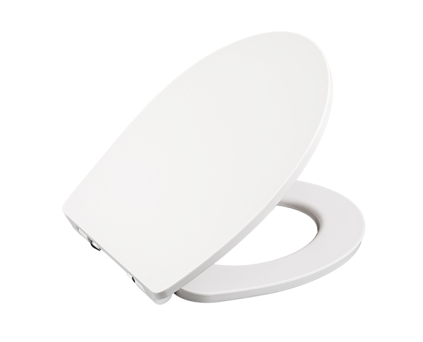 AU202 Antimicrobial O Frame Toilet Seat Quick Plug Solid