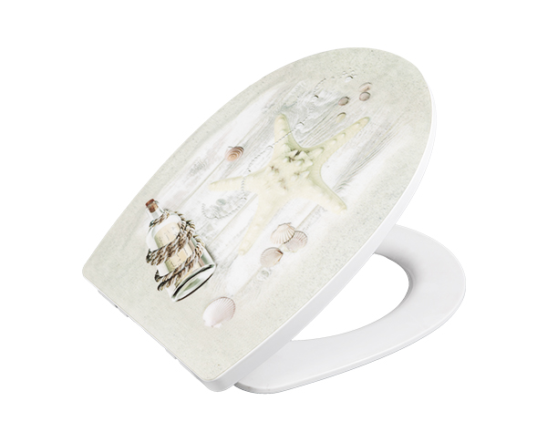 PP paste 3D samples O Frame Toilet Seat Quick Plug PP Printed